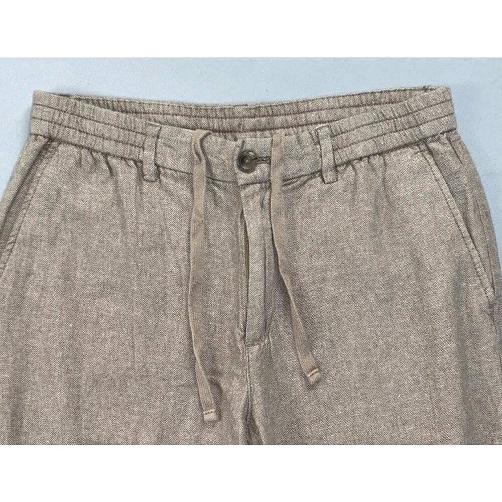 Banana Republic Athletic Fit Pull On Brushed Linen Blend Jogger Pants. 31X26 GUC - Picture 2 of 5